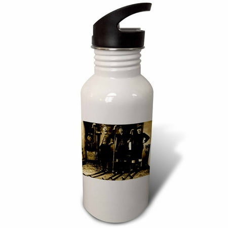 

Nordic Ski Club Sepia Tone 21 oz Sports Water Bottle wb-6754-1