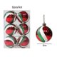 thumbnail image 1 of Bola de Navidad de pintura transparente, adornos para árbol de Navidad de Año Nuevo, decoración para el hogar 2025, 6 piezas/caja, 6 cm, color 02, 1 of 4