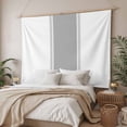 thumbnail image 3 of Gray Solid Color Texture Large Tapestry for Bedroom Wall Hanging Tapestry, Simple Grey Stripes Ceiling Backdrop Tapestries Poster Blanket Wall Decor for Teens Room Living Room Dorm 86" x 104", 3 of 8