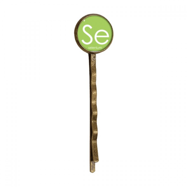 Chestry Elements Period Table Chalcogens Element Selenium Se Retro Metal Hair Bobby Pin Headwear