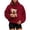Brick Red-B, variant on Cat Pouch Hoodie For Women Kangaroo Pocket Pouch Sweatshirts Fuzzy Kitten Puppy Holder Hoodies Sweatshirt Pullover Tops