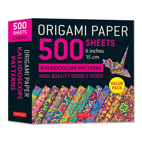 Tuttle Specials Origami Paper 500 Sheets Kaleidoscope Patterns 6 (15 CM): Tuttle Origami Paper: Double-Sided Origami Sheets Printed with, (Loose Leaf)