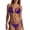Purple, variant on Women's Brazilian Bikini Set String Triangle Top And Bottom Tie Side Bathing Suit Two Piece For Beach And Pool