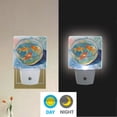 thumbnail image 2 of Yayeee LED Plug in Night Light for The Home with Auto Dusk to Dawn Light Sensors, 2 Pack, Art Goldfish, 2 of 6