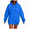 thumbnail image 3 of Towmus Hoodies for Women Plus Size Sweatshirts Casual Sweaters Tops Fleece Cute Workout Sweatshirt Fall Fashion Outfits 2025, 3 of 6