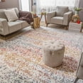 thumbnail image 7 of Superior Modern Transitional Distressed Damask Area Rug, Bone, 8' x 10', 7 of 7