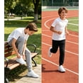 thumbnail image 2 of MERIDIANO Boys' Scuba Joggers 2-Pack - Tapered Athletic Sweatpants for School, Sports & Daily Wear, 2 of 8