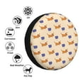 thumbnail image 4 of Pofeuu Dachshund Print Spare Tire Wheel Cover for Car Truck SUV Camper Universal Fit Spare Tire Cover RV Spare Tire Covers-15 inch, 4 of 6