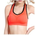 thumbnail image 2 of Fesfesfes Womens Sports Bras Seamless Stretch Racerback Bra Ladies Padded Bras Mesh Fitness Tank Tops Workout Gym Yoga Vest, 2 of 9