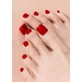 thumbnail image 2 of Tiras de gel para pedicura Ohora P Basic Pedicure n.º 4, color rojo, para rayos UV/LED, 2 of 8