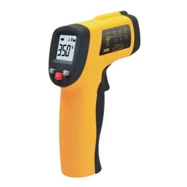 Pistola De Temperatura Infrarroja Digital - Rango -50°C A 380°C | Sin Contacto, Ideal Para Cocina, Hornos Y Trabajos Técnicos