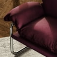 thumbnail image 4 of Ansel Performance Velvet Accent Chair in Mulberry, 4 of 9