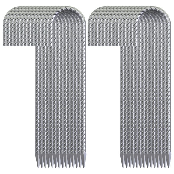 Paquete de 28 Estacas de Varilla OK5STAR 40 cm de Largo y 10 mm de Diámetro, Acero Galvanizado