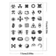 thumbnail image 2 of 10PCS impermeable arte corporal tatuajes temporales pegatinas de tatuaje de dedo de larga duración, 2 of 9
