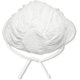thumbnail image 3 of Sombrero para el sol para niña, transpirable, de ala ancha, estilo princesa, con flor de clavel blanco, 3 of 5