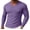 Base Layers - Purple, variant on Men's Ribbed Knit V-Neck Long Sleeve Top Casual Slimming Muscle Sweaters Base Layer Tops for Gym Workouts and Daily Streetwear Looks