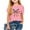 Pink, variant on Taqqpue Kid 4th of July T-Shirts Boys Girls American Flag Shirt Patriotic Top Short Sleeve Crew Neck Tees for Girls Boys 2-13 Years