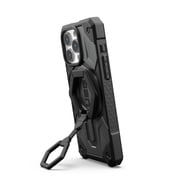 UAG Magnetic Phone Ring Stand Compatible with MagSafe Magnet, Removable Metal Finger Ring Grip & 360 Rotation Adjustable Kickstand for iPhone 17/16/15, Galaxy S26/S25/S24, Black/Black
