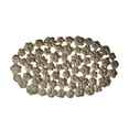 thumbnail image 4 of Creative Co-Op Cast Aluminum Flower Tray with Cut-Outs, Antique Gold Finish, 4 of 4