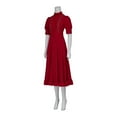 thumbnail image 3 of Women's Pearl  Red Dress Outfits Horror Pearl Red Ball Gown Women Halloween Carnival, 3 of 5