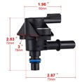 thumbnail image 2 of Solenoide de válvula de purga de depósito de vapor para Explorer Escape Edge, MKX, MKS 9U5Z9C915H, color negro, 2 of 5