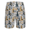 thumbnail image 6 of Naloa Llama and Cactus1 Men's Beach Shorts, Surfing shorts, Swim trunks, Quick Dry Swim Trunks for Surfing Beach Fun - Large, 6 of 9
