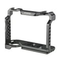 thumbnail image 2 of FlyFlise Aluminum Alloy Camera Cage with Dual Cold Shoe Universal 1/4 3/8inch Threaded Holes, 2 of 8