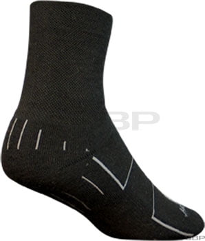 Gray LG/XL SockGuy Wool Sasquatch Sock 