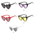 thumbnail image 2 of enqiretly Lunettes de Soleil Cœur Pêche Femmes Mode Anti-UV Lunettes de Protection des Yeux Cadre en Plastique, 2 of 6