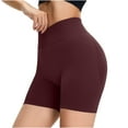 thumbnail image 3 of LEBONYARD High Waist Yoga Shorts for Women,Women's Shorts for a Relaxed Look,,Women Seamless Fitness Shorts High Waist Lifting Shorts Tight and Quick Dried Yoga Shorts, 3 of 4