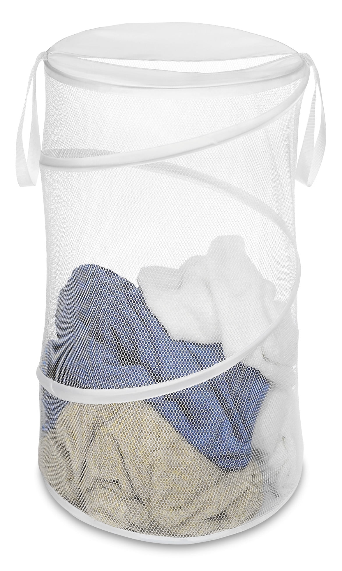 Whitmor 15" Collapsible Laundry Hamper White