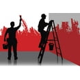 thumbnail image 1 of Wallmonkeys Two Painters Peel and Stick Wall Decals WM303142 (18 in W x 12 in H), 1 of 4