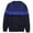 Blue - navy, variant on Alfani Mens Ottoman Striped Knit Sweater, Blue, XX-Large