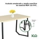 thumbnail image 3 of Juego De Comedor 4 Sillas Mesa Rectangular Cocina Cafetería beige 5, 3 of 6