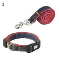 thumbnail image 2 of SPRING PARK Pet Dog Denim Thick Wear-resistant Chest Strap Traction Leash Puppy Collar Belt, 2 of 7