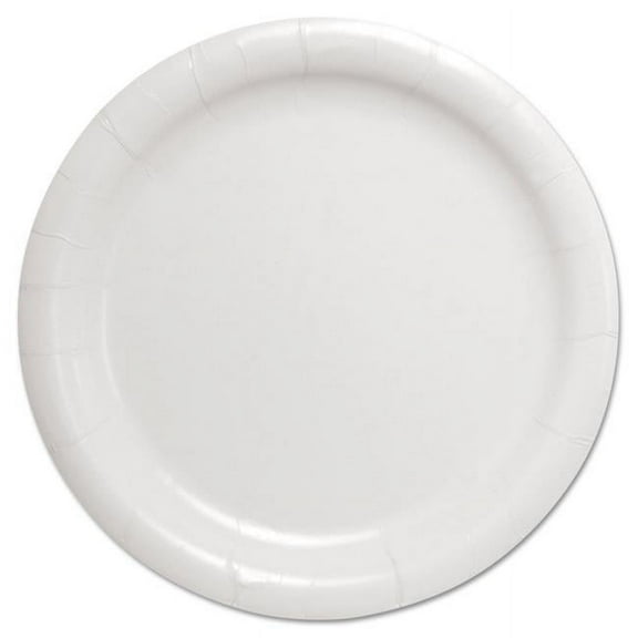 Dart SCCHP9S Clay Coated Paper Dinnerware Paper Plate, White - 9 in.