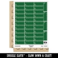 thumbnail image 2 of Please Sign and Return Rose Signature Line Sticker Set - Dark Green - Matte Finish - 1.5" Small, 2 of 7
