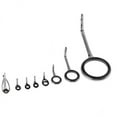 thumbnail image 1 of koolsoo 2x8pcs Fishing Rod Eyes SIC Rod Guides Line s Repair Kit, 1 of 9
