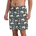 thumbnail image 2 of Naloa Gamers Men's Beach Shorts, Surfing shorts, Swim trunks, Quick Dry Swim Trunks for Surfing Beach Fun - X-Large, 2 of 9