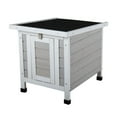thumbnail image 4 of Spaco Durable Pet Shelter with Lockable Ramp Door , High, Quality Fir , Openable Roof , Ideal for Cats, Puppies, Rabbits, 4 of 13