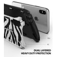 thumbnail image 6 of Ringke Dual-X Case Compatible with iPhone XS, Double Layer Heavy Duty Defense Armor Cover - Zebra White, 6 of 7