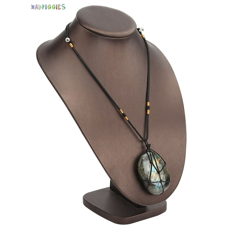 Crystal net shop necklace