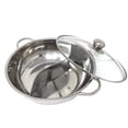 thumbnail image 1 of UPGRATOR Dual Hot Pot Round Cookware with Non-stick Toughened Glass 1Pcs, 1 of 7