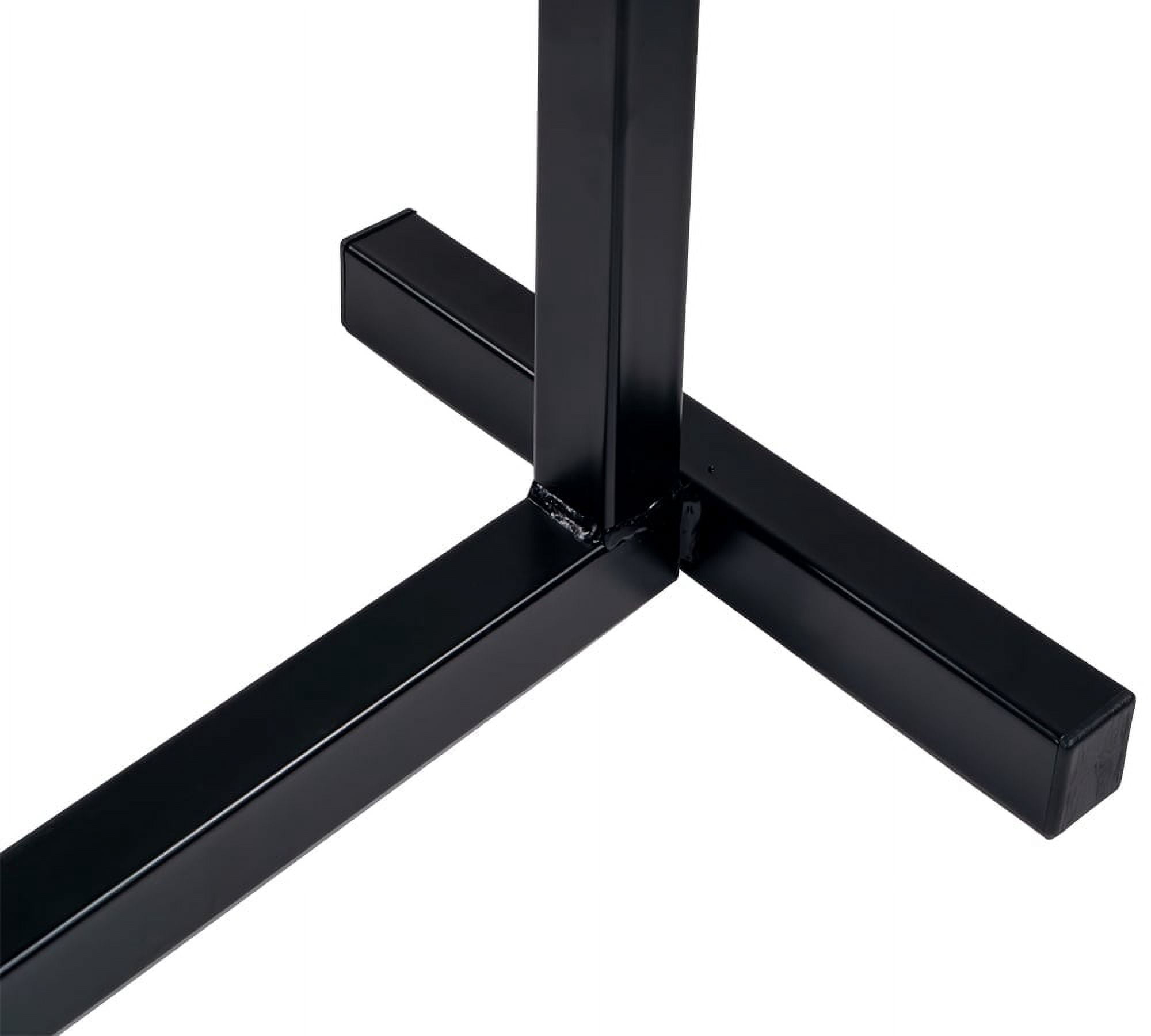 4 Pack 1 Tier Shipping Container Shelving Bracket with Hooks - 16"x18", 550 lbs WLL - Black Powder Coated Steel for Heavy Duty Trailer Containers - Easy to Assemble & Remove