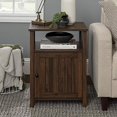 thumbnail image 2 of 18" Grooved Door Side Table - Dark Walnut, 2 of 5