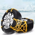 thumbnail image 4 of Snow Chain for Car under $5! Xqxayjr Easy Installation Snow Chains for Tires, Winter Anti Slip Traction Belt for Car Truck SUV, Emergency Road Assistance Chain for Snow Mud and Sand, 4 of 6