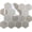 Matte and Glossy Beige, variant on Peel and Stick Backsplash for Kitchen, Upgrade Hexagon Marble White Tile, 10 count, and PVC Composite Material