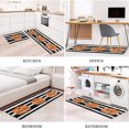 thumbnail image 4 of Fall Pumpkin Gnomes Kitchen Rugs and Mats Sets of 2,Thanksgiving Autumn Harvest Doormat Rubber Backing Non-Slip Floor Mat for Sink Waterproof Runner Rugs for Laundry Room 17x30+17x48inch, 4 of 5