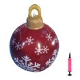 thumbnail image 1 of AMERTEER Christmas Balls Xmas Tree Decorations Outdoor Atmosphere Props Inflatable Balls Toys Decor, 1 of 7