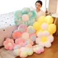 thumbnail image 2 of Plush Flower Pillow Mat Stuffed Colourful Peach Blossom Shape Baby Soft Pillow Seat Cushion Infant Accessories heqiyong LED, 2 of 2